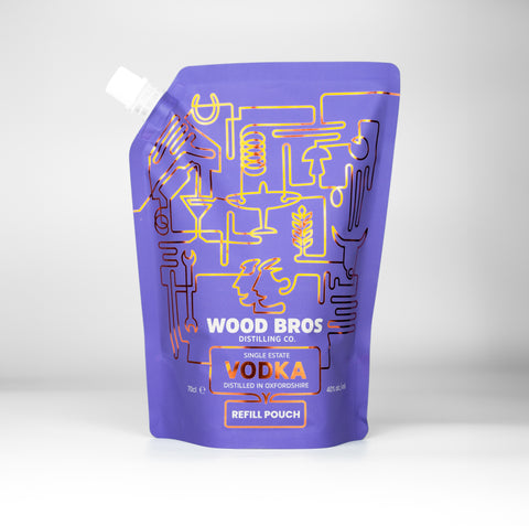 Wood Brothers Heritage Vodka Eco Refill Pouch 700ml